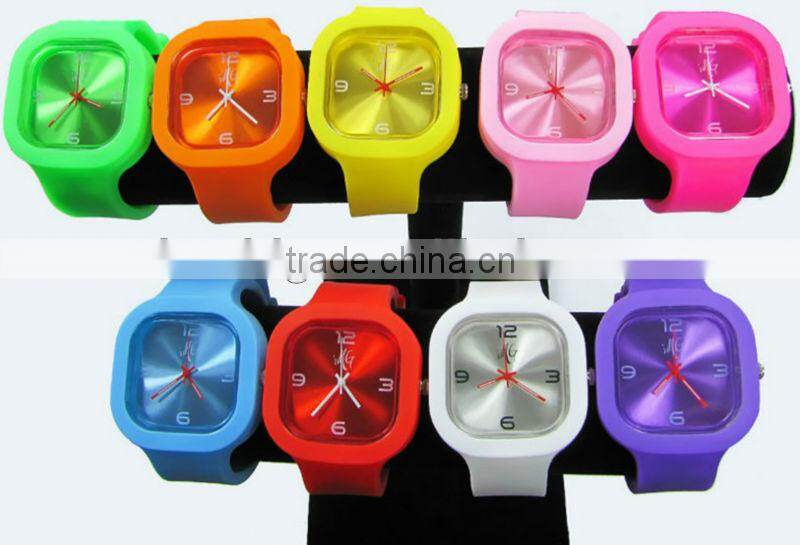eco-friendly jelly wrist watch men TM-225