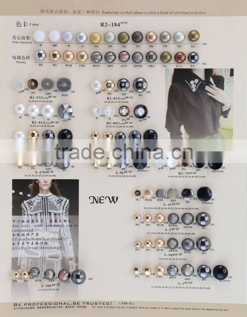 Garment accessories pearl button for women's shirt with factory price