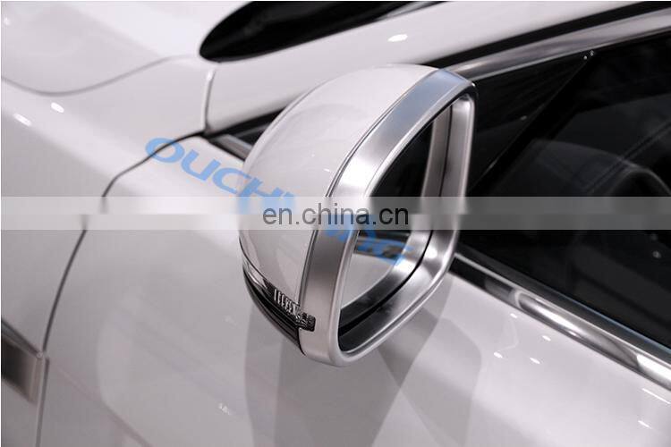 For Jaguar XE 2015 2016 XF and XJ XJL Car-styling ABS chrome Exterior Side Rearview Mirror Frame Trim set of 2pcs