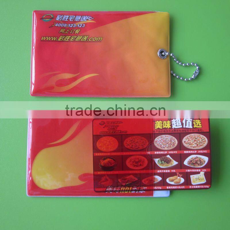 2014 fashion plastic oyster card holder / card holder wallet / pvc card holder