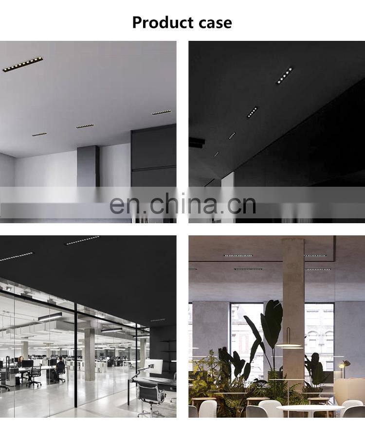 High Lumen Duo Line Indoor Office Mall 20 30 2*20 2*30 W LED Recessed Linear Down Light