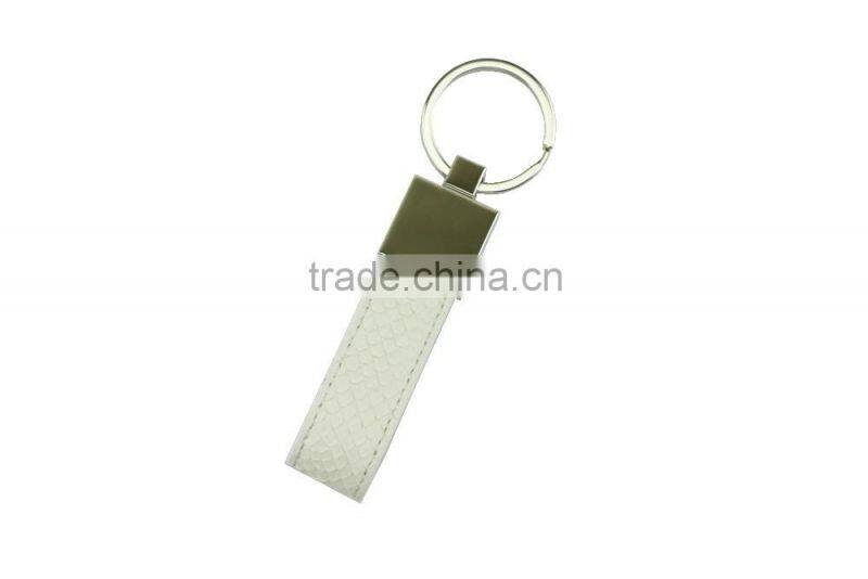 Luxury Wholesale Custom Real Genuine Python Skin Leather Key chain Key Ring