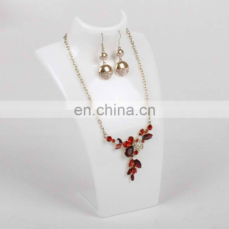 New Design Mannequin Necklace Rack Earring Holder Organizer Bust Acrylic Jewelry Display Stand