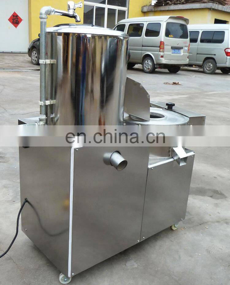 Industrial automatic 800kg output carrots radish washer and peeler