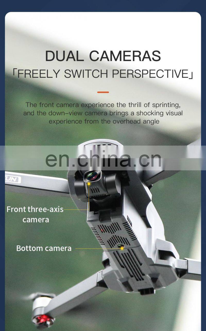 Sg908pro Camera Drone 4k Dual Hd Rc Drone Three -axis Mechanical Radio Control Toys Obstacle Avoidance