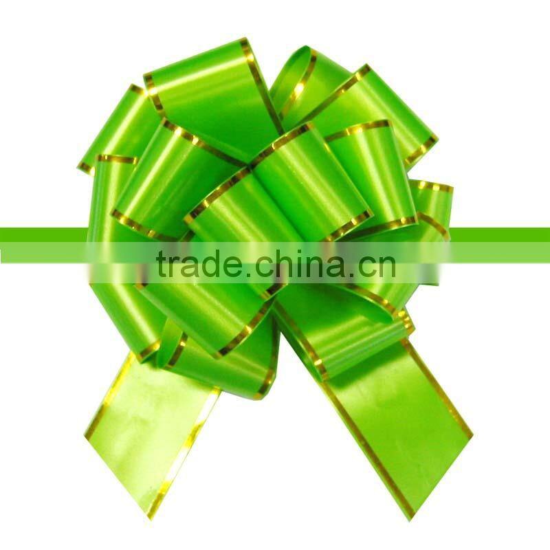 Laminated Hongkong Pull Ribbon Bow For Wrapping Christmas Tree/Birthday Cake/Wedding Car