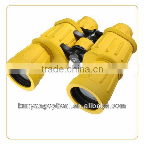 cheap price 7x50 German Classical yellow rubber green coated for military with boat binoculars