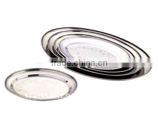Stainless steel Dinner plate