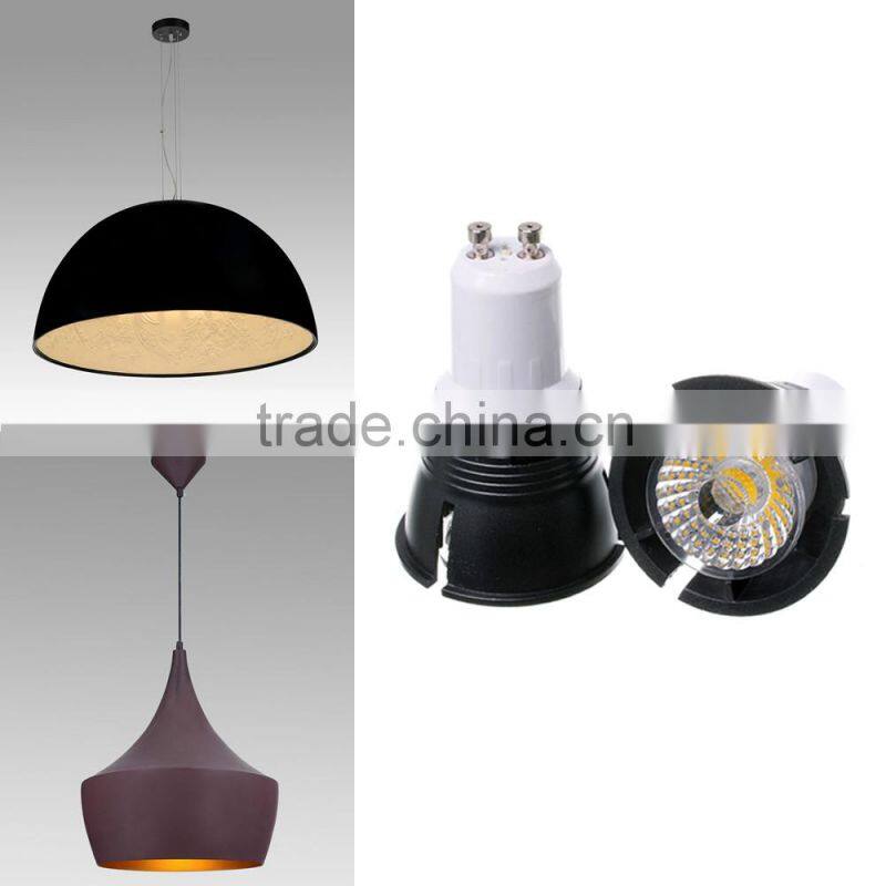 Professional 3W small LED SPOT LIGHT GU5.3 GU10 black case spot lighting