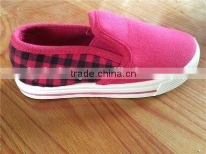 Baby canvas shoes, PVC injection children shoes
