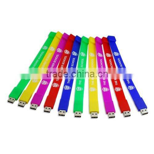OEM silicone bracelet 8gb usb