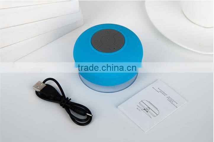 Hot sale Silicone Suctorial Waterproof Shower Bluetooth Voice Box