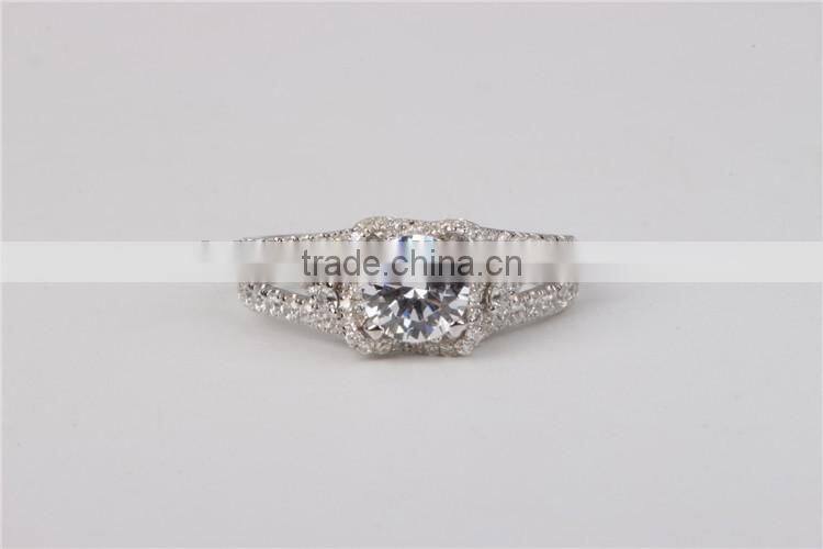 Latest design pure 925 silver ring for women jewelry wholesale