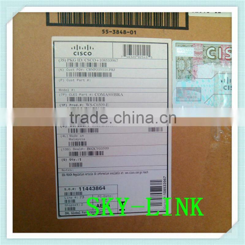 Cisco WS-C6509-E Catalyst 6500 Enhanced 9-slot Chassis WS-C6509-E