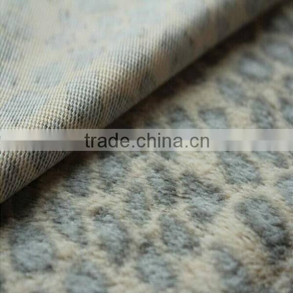 soft pile knitted plush toys fabric