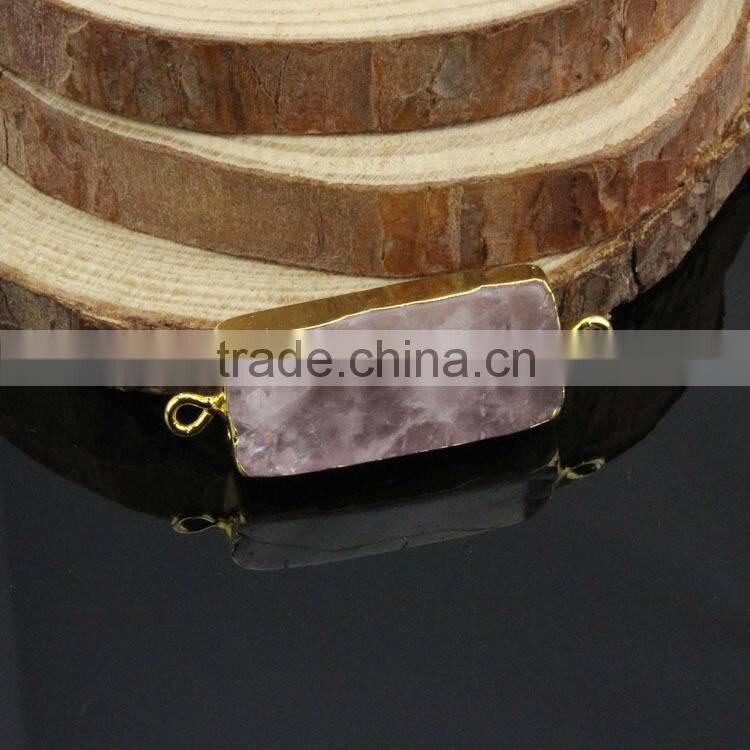 JF8584 fashion crystal pave round chunky agate slab beads