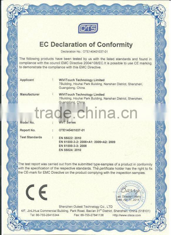 21.5" 700cd high brightness VGA open farme lcd monitor