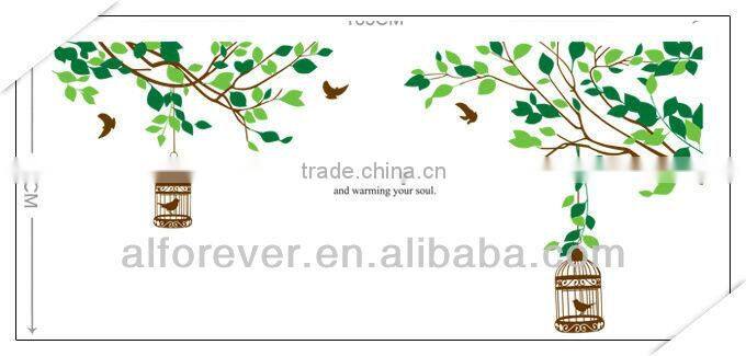 Birds Cages wall decoration for wall units,60*90cm