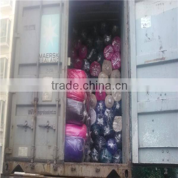 polyester with good spandex tricot one side brush super soft hand leggings fabric