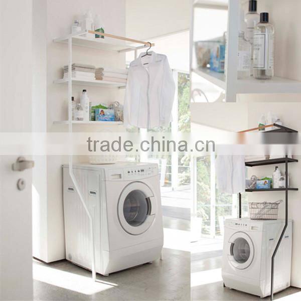 vertical bathroom wall storage rack washing machine rack 3S-15