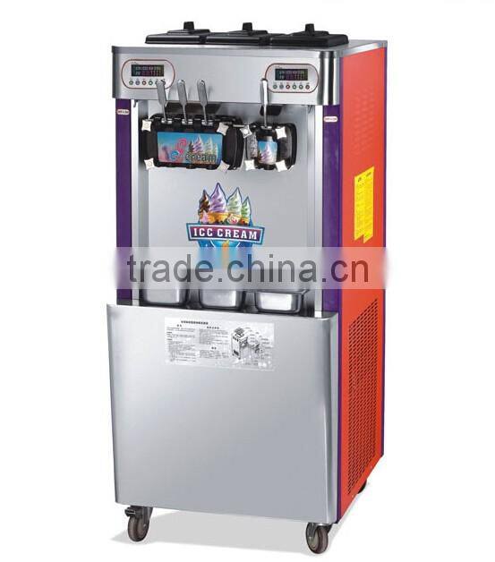 Hot sale ice cream maker machine for soft ice cream making