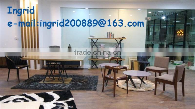 bent wood modern MDF glass centre table cocktail table 1475A