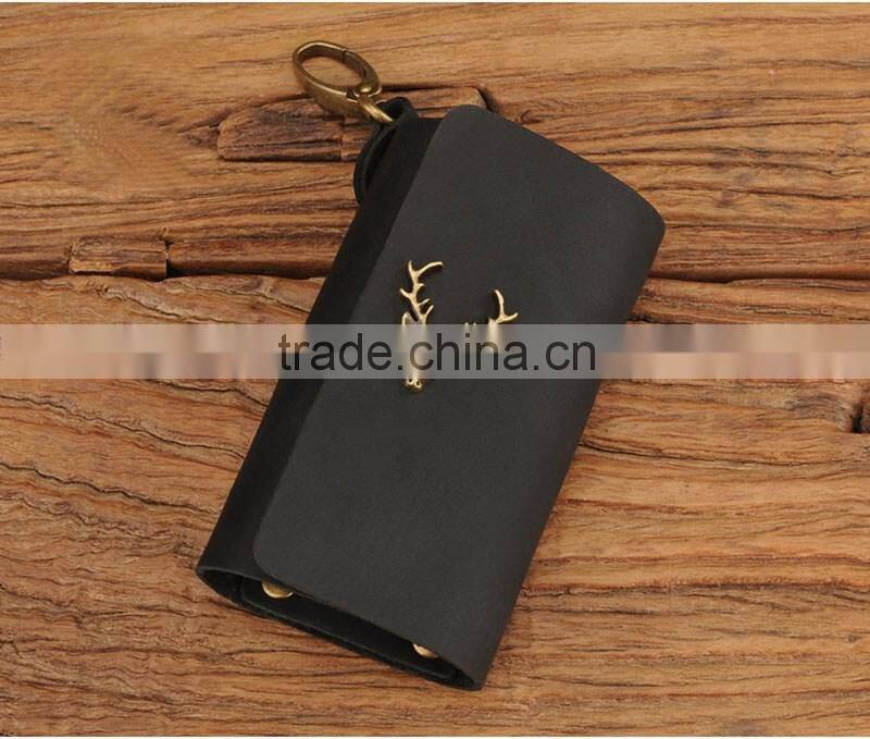 Custom cute handmade leather key holder