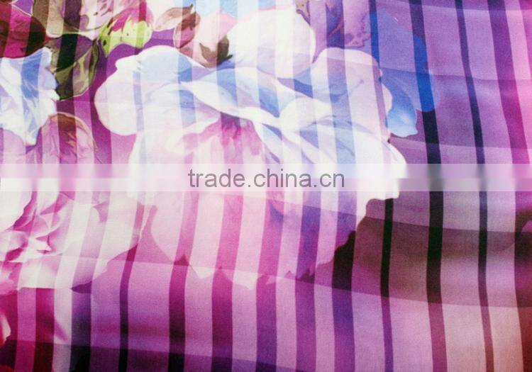 women dress textile china manufacturer 100% viscose printing fabric