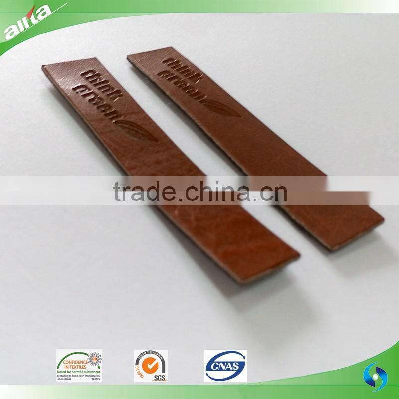 Wholesale factory direct fashion custom jeans leather label, leather patch