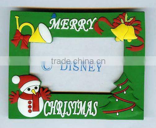 2016 rubber pvc magic photo frame
