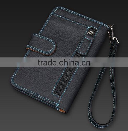 High Quality Leather Cell Phone Purse For man