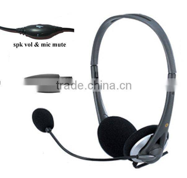 Dual Stereo computer USB Headset