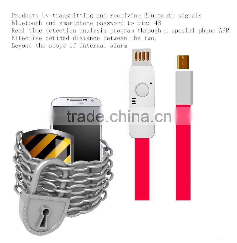 New arrival Bluetooth 4.0 USB charging cable,anti-loss,Bluetooth selfie and others multifunction intelligent USB cable