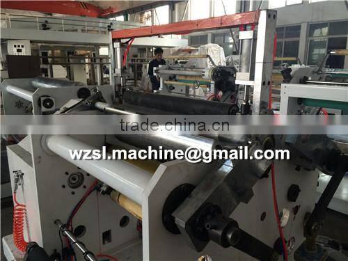 FQ-700 Computer control vertical PE plastic film slitting and rewinder machine