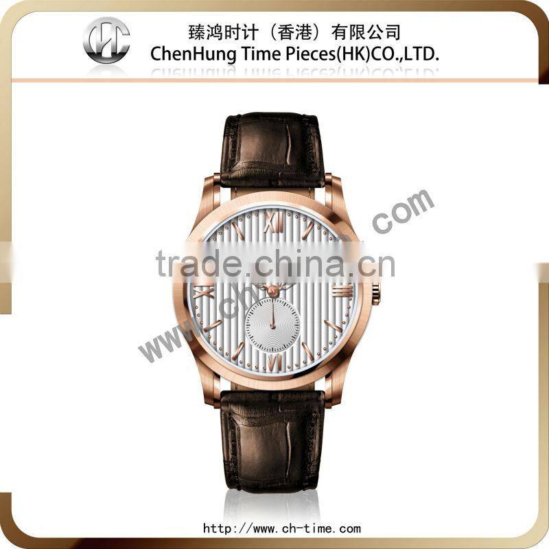 Fancy ladies leather bracelet wrist q&q japan brand watch