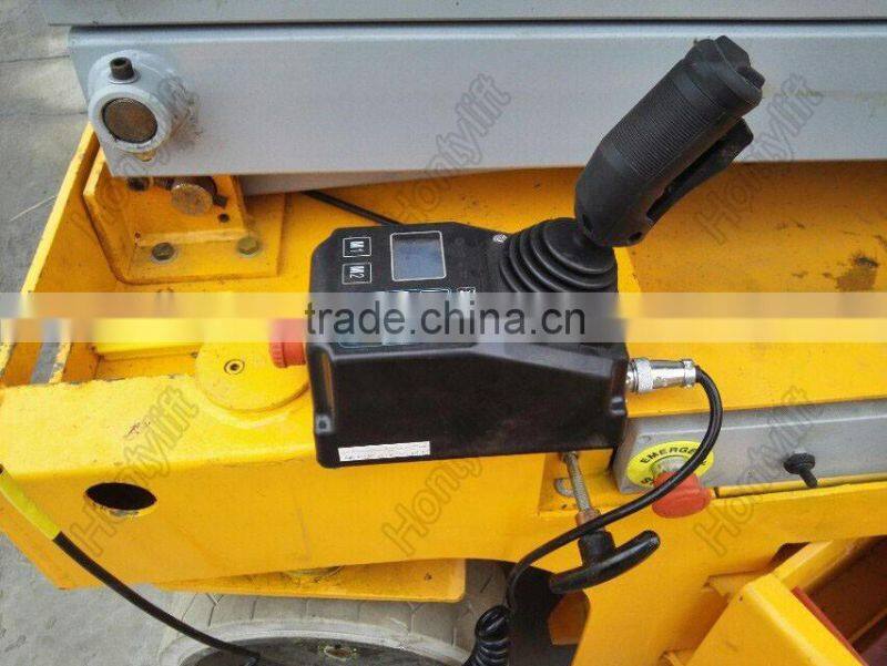 CE approved self propelled electric mobile mini scissor lift