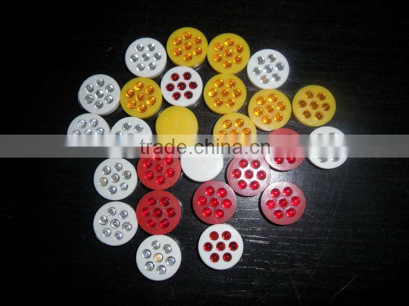 RSG lowest price road reflector/ 7 glass beads panel/plastic reflectors