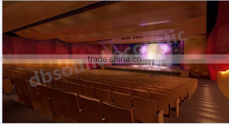 Zero formaldehyde wpc diffuser plate for home theater decoration