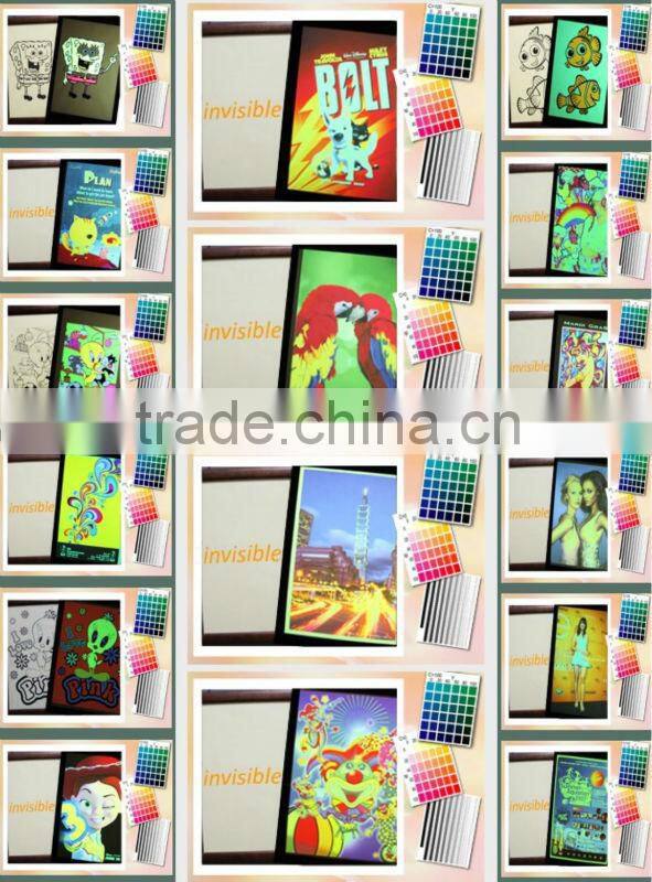 professional uv invisible ink printing using for bars,clubs,hotels,and haunted houses