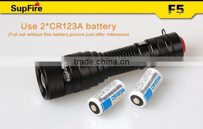 Hot seller SupFire F5 mini portable LED flashlight torch with clip