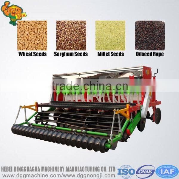 farm machine furrow grain drill wheat seeder with fertilizer