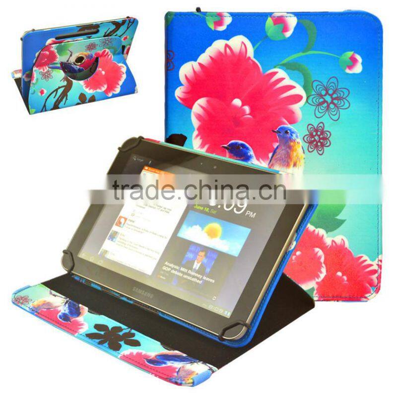 High Quality 360 rotation Printed Universal Tablet Leather Case For Asus 7 inch 8inch 9inch 10inch