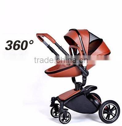 Egg baby stroller ,multi-function 3 in 1 baby stroller with high landscape