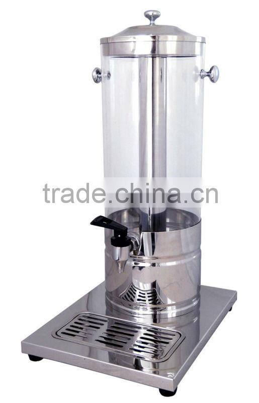 Jet spray juice drink dispenser