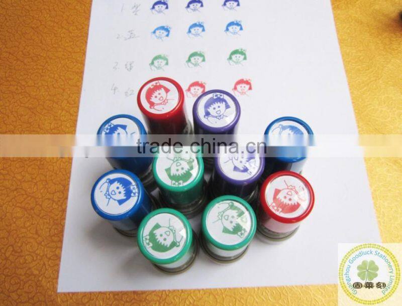 Self inking stamps set with ink pad/Self inking rubber stamps