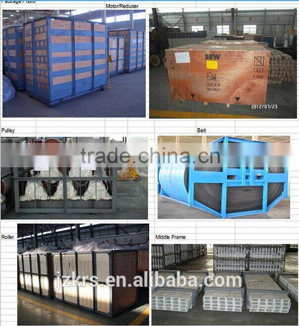 CE approved high performance belt conveyor system for sale