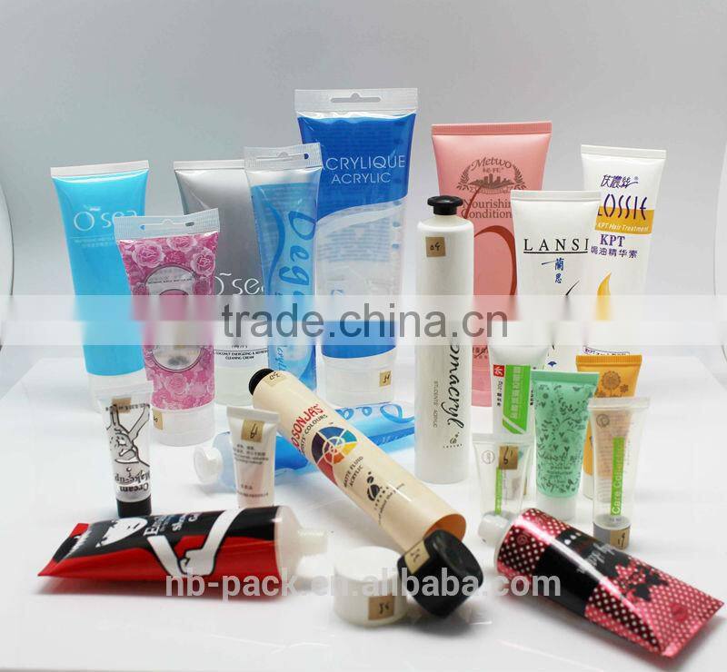 8oz / 235ml plastic tube cosmetic tube white tube