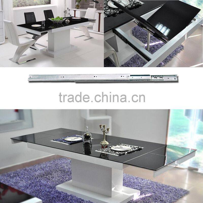 Three Sections Heavy-duty Ball Bearing Table Slide(extension table mechanism)