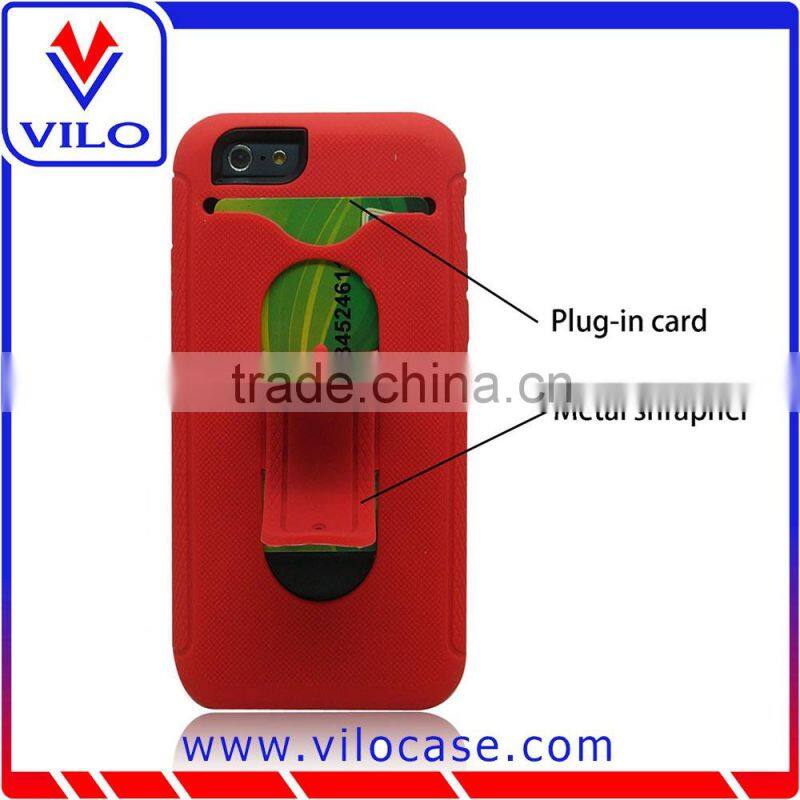 New coming fancy design phone case for iphone6 with kickstand