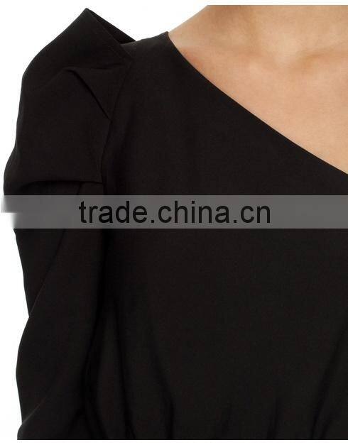 one shoulder jumpsuit slim fit design women jumpsuit